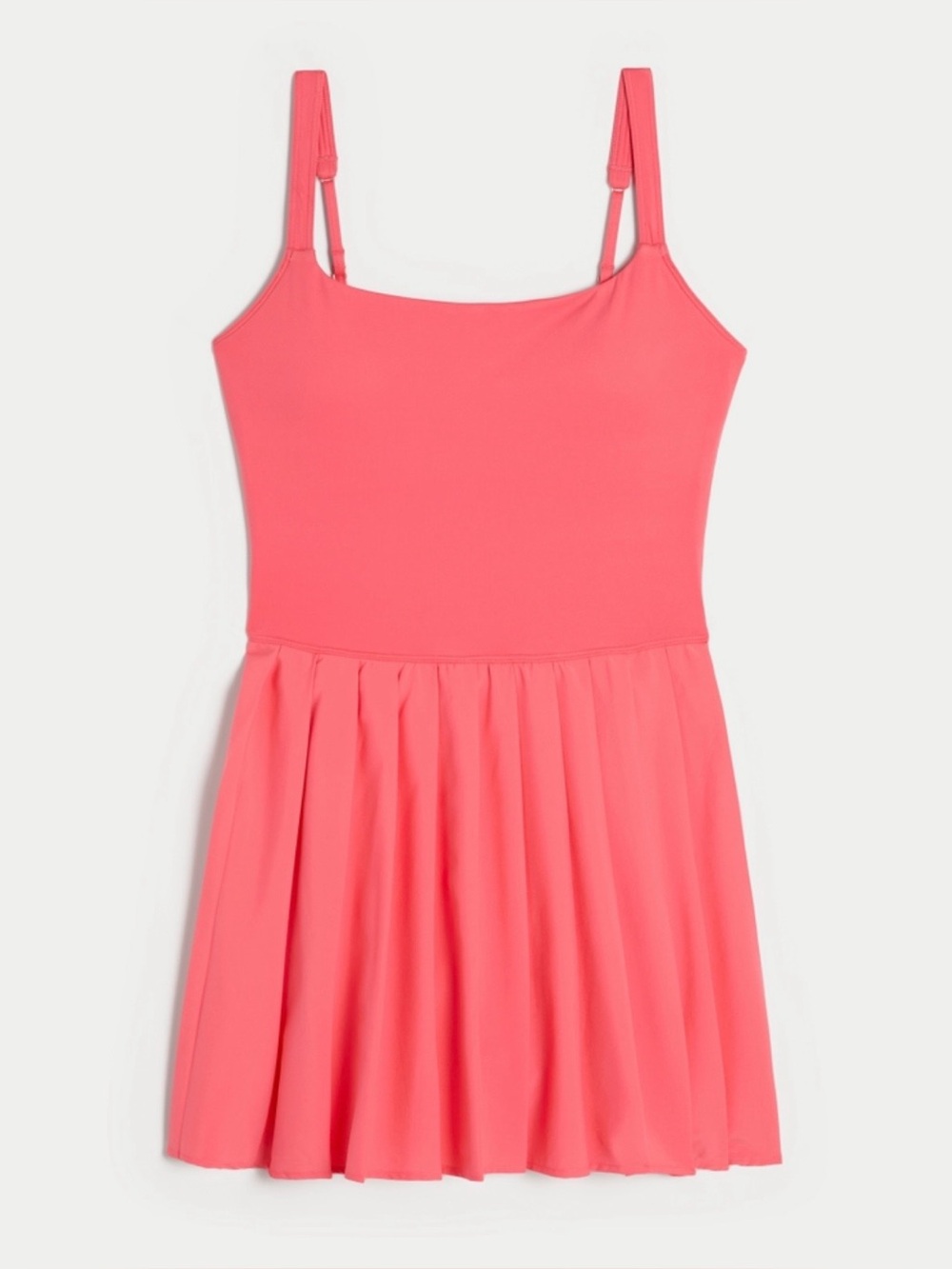 Hollister Gilly Hicks Coral Pink Pleated Mini Dress size XL NWT - Picture 5 of 6